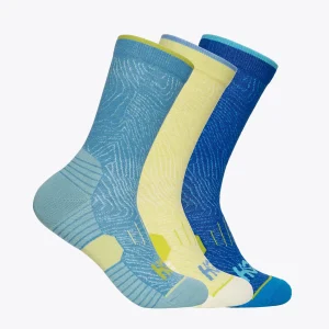 All Gender Crew Run Sock 3-Pack - 1122931-ADM